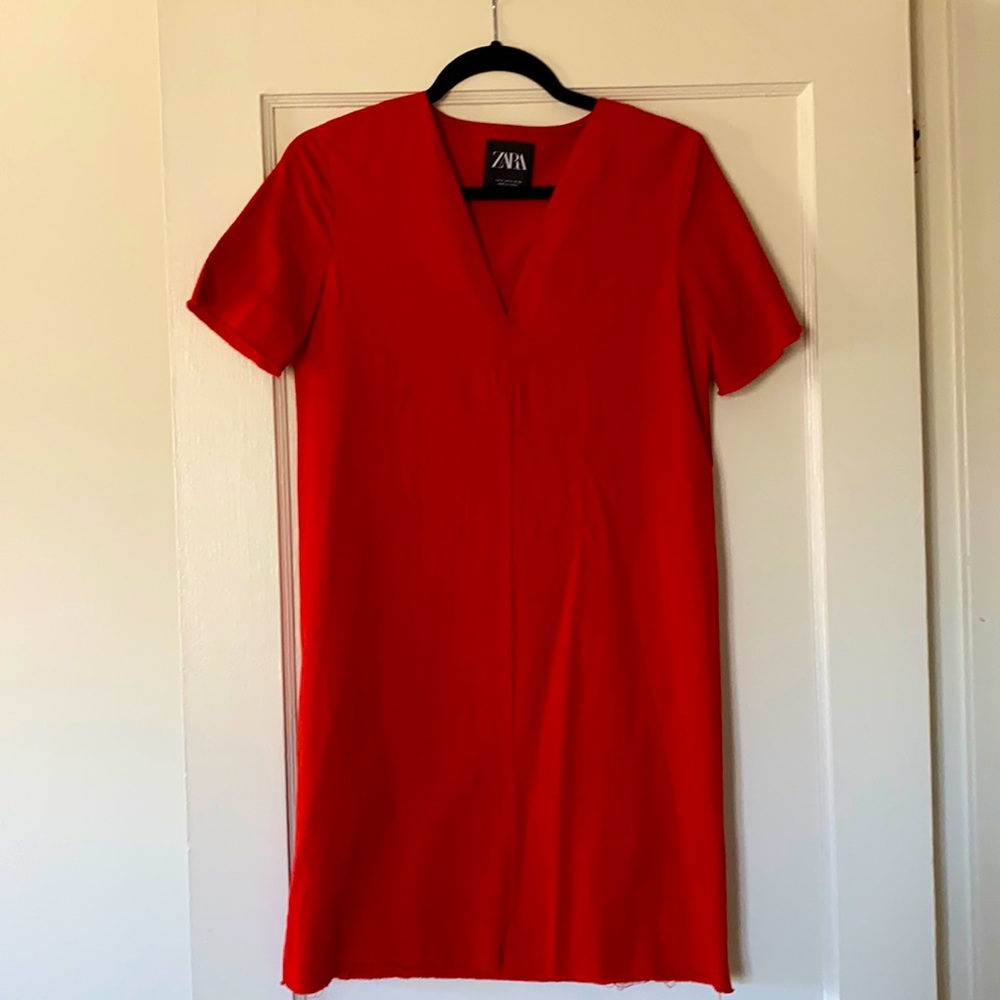 Coral/Red Zara Dress
